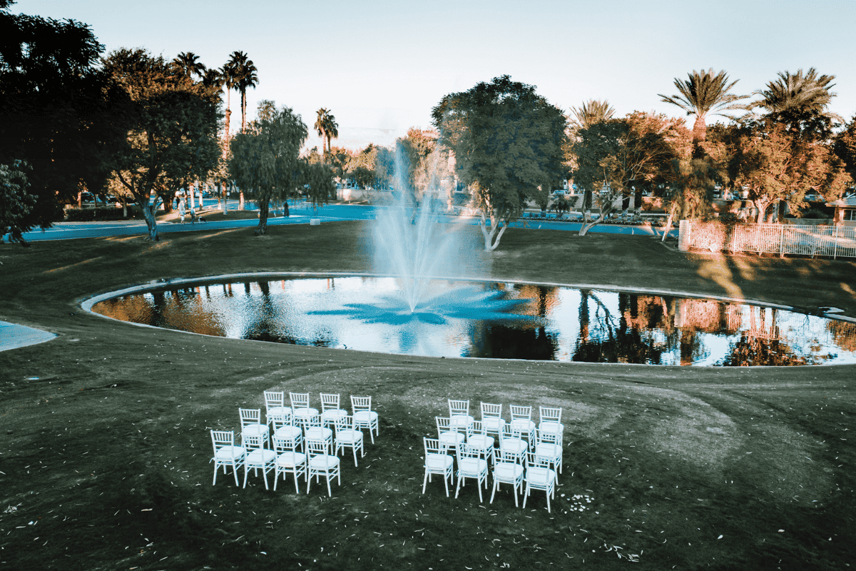 Outdoor wedding venue Emerald Desert RV Resort Palm Desert (4)