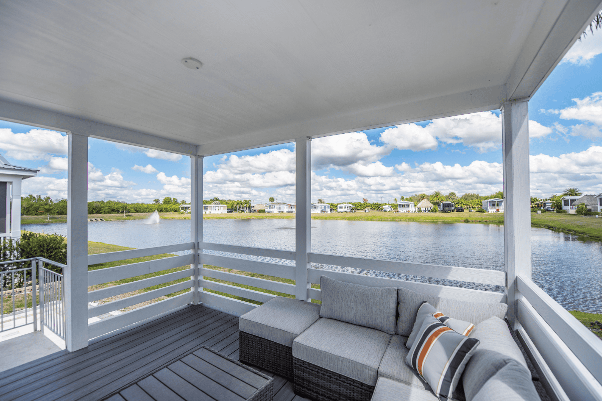 Cottage Ownership: Deck with lake view