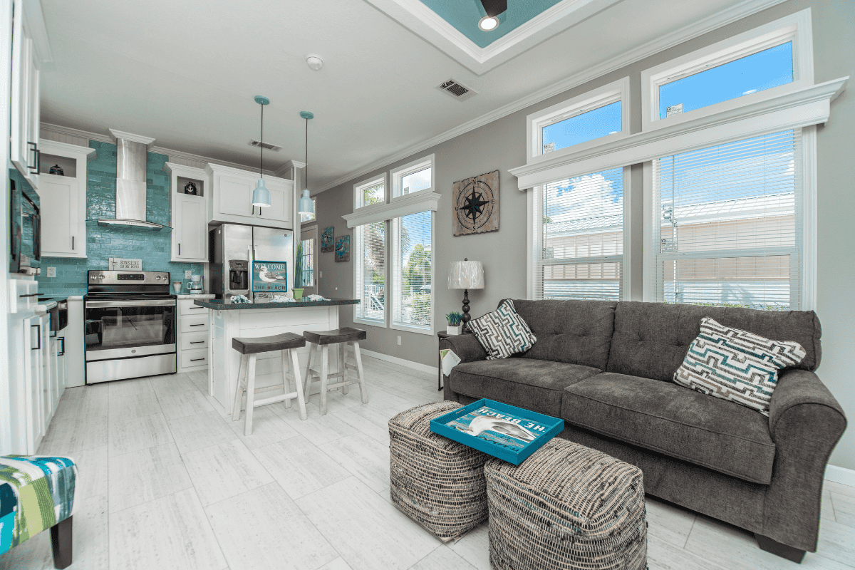 Cottage Ownership: Living Room and Kitchen